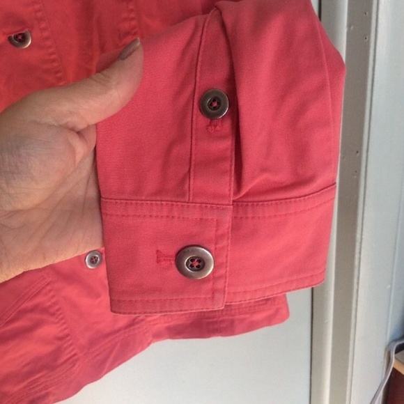 Talbots Pink Blazer Jacket size 10 petite cotton - Picture 5 of 6